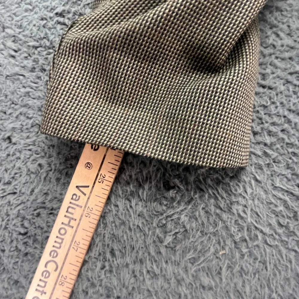 Jos A Bank Mens‎ 41R Blazer Sport Coat Jacket Silk Wool Houndstooth Business Cas